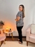 Blusa em liganete gola V - comprar online