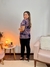 Blusa em liganete de laço com manga - comprar online