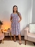Vestido liganete com manga e bolso