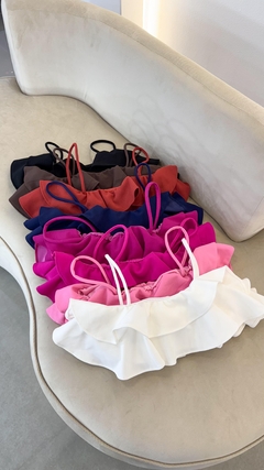 Cropped Babado - comprar online
