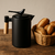 Garrafa Térmica de Café 1Litro Preta cabo de madeira - comprar online