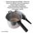 Panela de Pressão 10 Litros fechamento externo Aluminio - comprar online