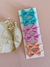 Kit Laço Elisa | Liso | 6 unidades | Linho Verde Piscina | Rosa |Salmão Claro - vivaflorir
