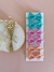 Kit Laço Elisa | Liso | 6 unidades | Linho Verde Piscina | Rosa |Salmão Claro - loja online