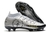 Chuteira Campo Elite Nike Phantom Scorpion Prata Cano Alto