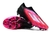 Chuteira Campo Elite Adidas X Speedportal+ Sem Cadarços Rosa/Preto