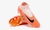 Chuteira Campo Elite Nike Phantom GX Laranja Cano Alto Sem Cardaço