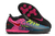 Chuteira Futsal Elite Nike Phantom GT Academy Dynamic Fit Rosa e Azul Cano Alto