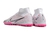 Chuteira Society Elite Nike Air Zoom Mercurial Vapor 15 Branco e Rosa Cano Alto - CAMISA DE FUTEBOL | TX STORE