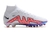 Chuteira Campo Elite Nike Air Zoom Mercurial Superfly 9 Branco Cano Alto