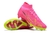 Chuteira Campo Elite Nike Air Zoom Mercurial Superfly 15 Rosa Cano Alto