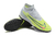 Chuteira Society Elite Nike Phantom GX Cano Alto Branco e Verde