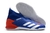 Chuteira Futsal Elite Adidas PREDATOR FREAK .3 Azul/Vermelho Cano Alto