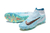 Chuteira Campo Elite Nike Phantom GX Azul Cano Alto Sem Cardaço - loja online