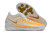 Chuteira Futsal Elite Nike Phantom GT Academy Dynamic Fit Branco e Amarelo Cano Alto