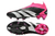 Chuteira Campo Elite Adidas PREDATOR ACCURACY Preto e Rosa Sem Cadarço - loja online