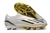 Chuteira Campo Elite Adidas X Speedportal+ Sem Cadarços Branco/Dourada - comprar online