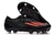 Chuteira Campo Elite Adidas X Speedportal .1 Trava Mista de Alumínio Preto/Laranja