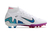 Chuteira Campo Elite Nike Air Zoom Mercurial Superfly IX Elite Branco Cano Alto