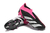 Chuteira Campo Elite Adidas PREDATOR ACCURACY Preto e Rosa Sem Cadarço