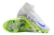 Chuteira Campo Elite Nike Air Zoom Mercurial Superfly 9 Branco Cano Alto