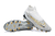 Chuteira Campo Elite Nike Phantom GX Branco Cano Alto Sem Cardaço