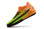 Imagem do Chuteira Futsal Elite Nike Phantom GT Academy Dynamic Fit Laranja e Verde Cano Alto