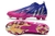 Chuteira Campo Elite Adidas Predator Edge Geometric+ Azul/Rosa na internet