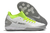 Chuteira Futsal Elite Nike Phantom GT Academy Dynamic Fit Cinza Cano Alto