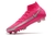 Chuteira Campo Elite Nike Phantom GT Rosa Cano Alto na internet