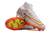 Chuteira Campo Elite Nike Air Zoom Mercurial Superfly XV Elite Branco Cano Alto