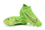 Chuteira Campo Elite Nike Phantom GX Elite Verde Cano Alto Sem Cadarço