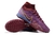 Chuteira Society Elite Nike Air Zoom Mercurial Vapor 15 Roxa Cano Alto