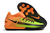 Chuteira Futsal Elite Nike Phantom GT Academy Dynamic Fit Laranja e Verde Cano Alto