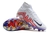 Chuteira Campo Elite Nike Air Zoom Mercurial Superfly 9 Branco Cano Alto