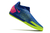 Chuteira Futsal Elite Nike Phantom GT Academy Dynamic Fit Azul Cano Alto