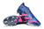 Chuteira Campo Elite Adidas PREDATOR ACCURACY Azul e Rosa Sem Cadarço