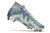Chuteira Campo Elite Air Zoom Mercurial Vapor Branco e azul Cano Alto - loja online