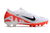 Chuteira Campo Elite Nike Air Zoom Mercurial Superfly XV Elite Branco Cano Alto na internet