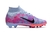 Chuteira Campo Elite Nike Air Zoom Mercurial Superfly 9 Roxa Cano Alto
