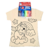 Blusa Infantil Feminina - Blusa de Colorir Gatinha Laço