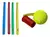 4 caños + pelota de tenis en internet