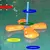 Juego de embocar antistress flotante - comprar online