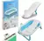 Bañera Bebe Plegable Compacta Con Reductor Y Termómetro En Caja Celeste