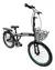 Bicicleta Plegable De Paseo Rodado 20 Fiat 500 20001 Dencar Color Negro Tamaño Del Cuadro 20 - comprar online