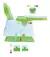 Silla de comer booster Verde - PLAY MARKET