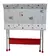 Catre de baño plegable Rojo
