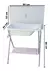 Catre de baño plegable Rosa - comprar online