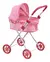 Cochecito cuna de muñecas 7401 Rosa