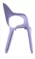 Silla Plástica Infantil Set X2 Unidades Con Respaldo Love Rosa y Violeta en internet